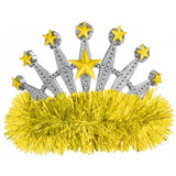 Load image into Gallery viewer, Yellow Gold Tinsel Tiara - The Base Warehouse
