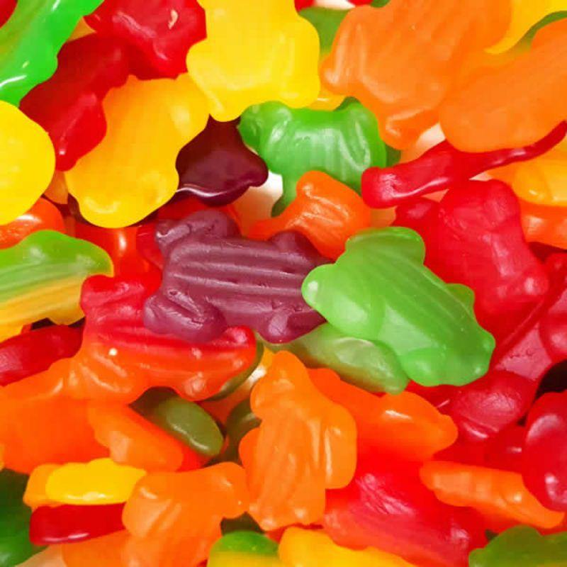 Mixed Frogs Lollies - 1kg - The Base Warehouse