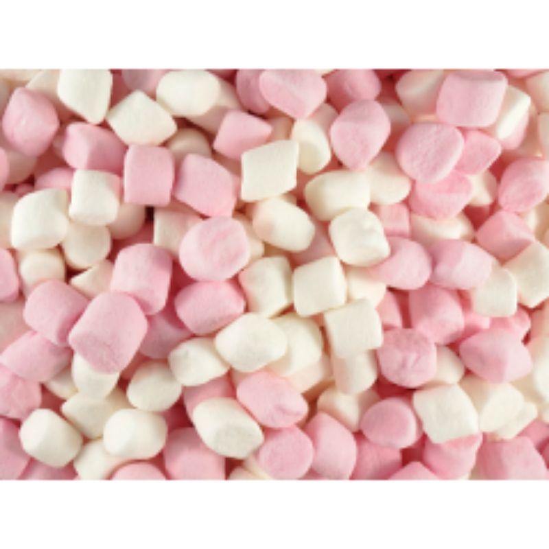 Pink & White Mini Marshmallows - 1kg