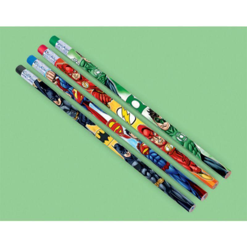12 Pack Justice League Pencil - The Base Warehouse