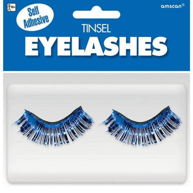 Blue Tinsel Eyelashes - The Base Warehouse