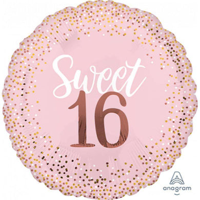 Sweet Sixteen Blush Foil Balloon - 71cm - The Base Warehouse
