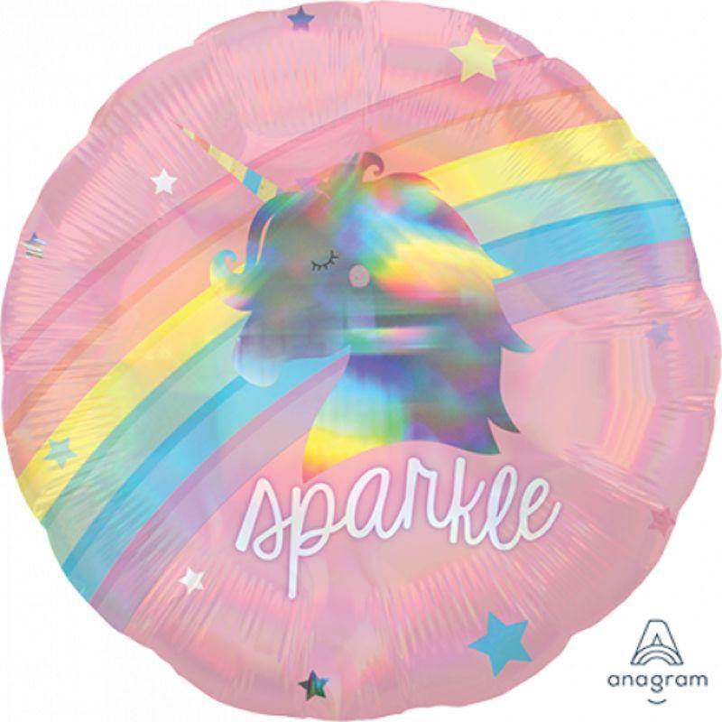 Holographic Magical Rainbow Foil Balloon - 45cm - The Base Warehouse