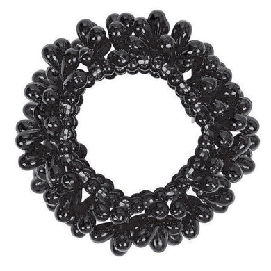 Black Bead Bracelet - 7.6cm - The Base Warehouse