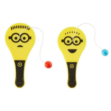 12 Pack Despicable Me 3 Paddle Balls - The Base Warehouse