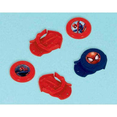 12 Pack Spiderman Webbed Wonder Mini Disc Shooters - The Base Warehouse