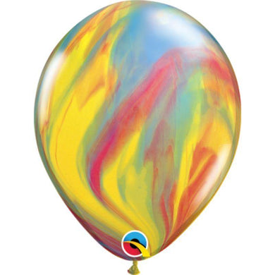 25 Pack Traditional Agate Latex Balloons - 28cm - The Base Warehouse