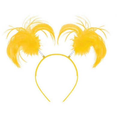 Yellow Ponytail Headbopper - The Base Warehouse