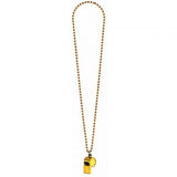 Load image into Gallery viewer, Yellow Whistle On Chain Necklace - The Base Warehouse
