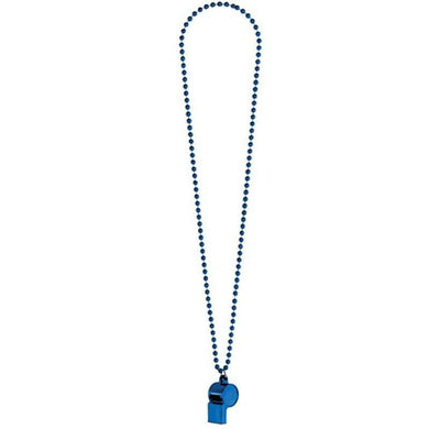 Blue Whistle On Chain Necklace - The Base Warehouse