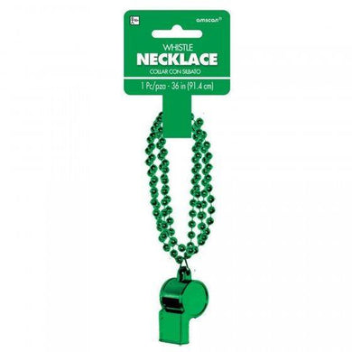 St Patricks Day Green Whistle Necklace - The Base Warehouse