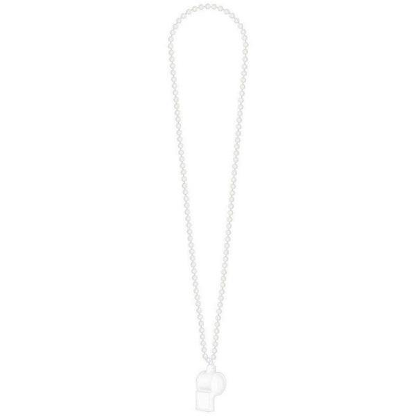White Whistle on Chain Necklace - The Base Warehouse
