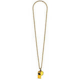 Load image into Gallery viewer, Yellow Whistle On Chain Necklace - The Base Warehouse
