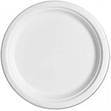 Load image into Gallery viewer, 10 Pack White Sugarcane Lunch Plates - 18cm - The Base Warehouse
