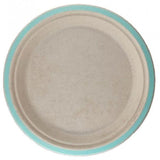 Load image into Gallery viewer, 10 Pack Mint Green Sugarcane Dinner Plates - 23cm - The Base Warehouse
