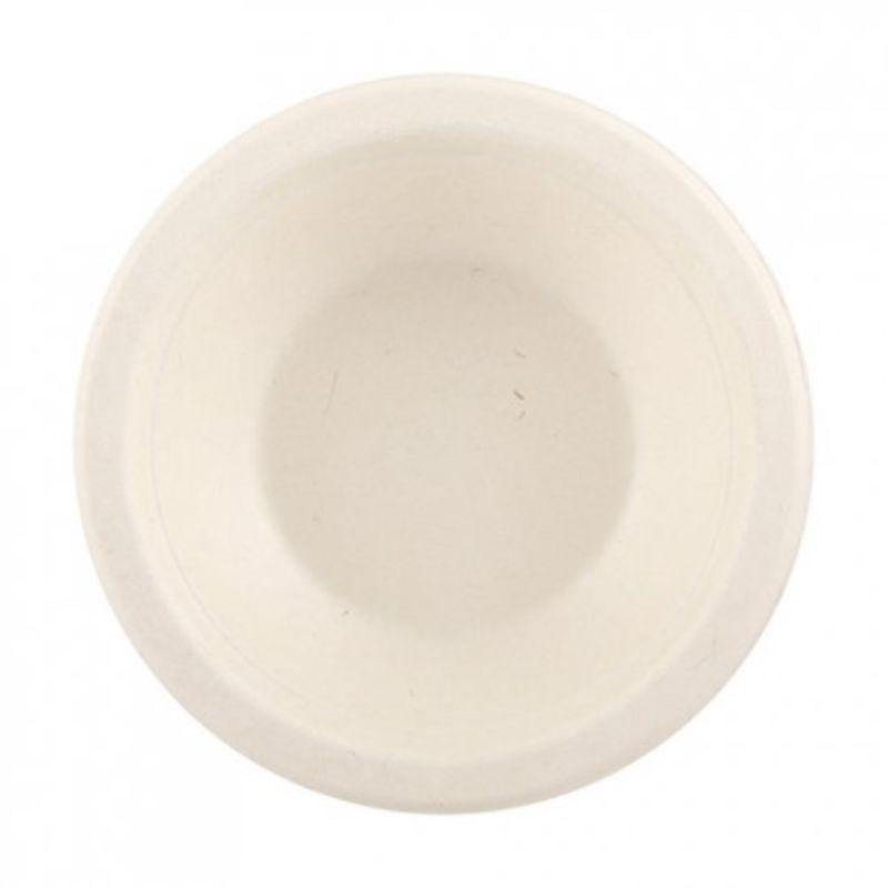 10 Pack White Sugarcane Bowls - 16cm - The Base Warehouse