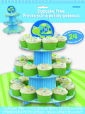 Load image into Gallery viewer, 1st Birthday Turtle Cupcake Tree - Holds up to 24 cupcakes - The Base Warehouse
