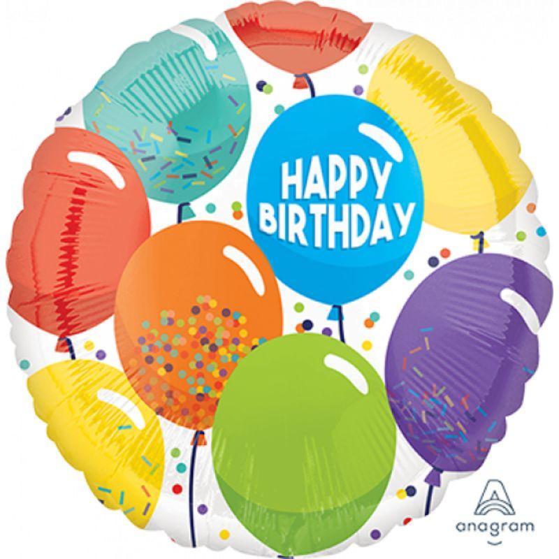 Happy Birthday Celebration Balloons Foil Balloon - 45cm