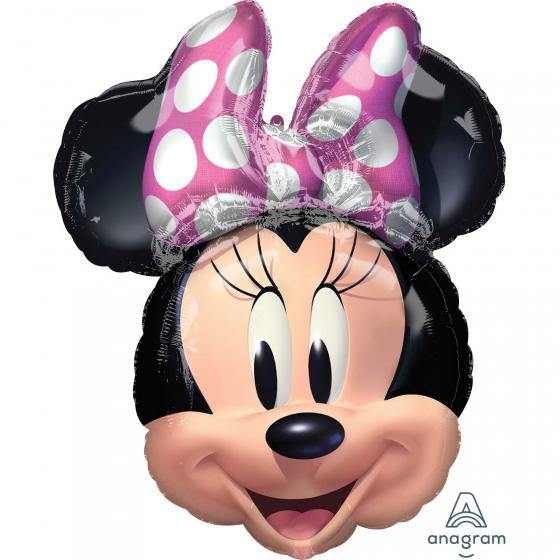 SuperShape Minnie Forever Foil Balloon - 53cm x 66cm - The Base Warehouse