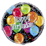 Load image into Gallery viewer, Happy Birthday Bravo Round Foil Balloon - 45cm - The Base Warehouse

