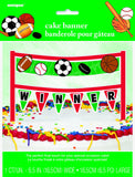 Load image into Gallery viewer, Classic Sports Cake Banner - 16.5cm - The Base Warehouse
