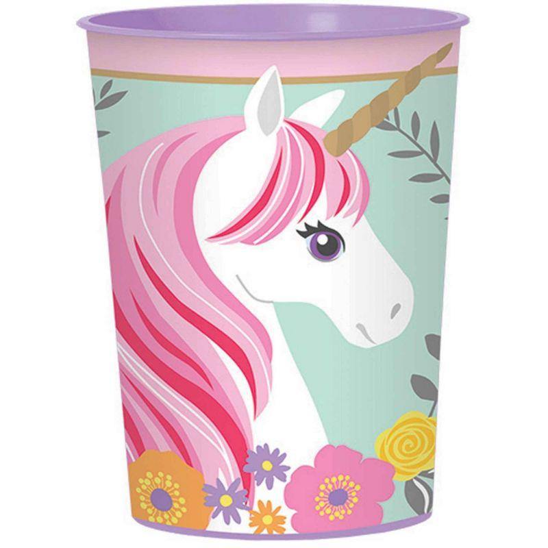 Magical Unicorn Plastic Favor Cup - 473ml - The Base Warehouse