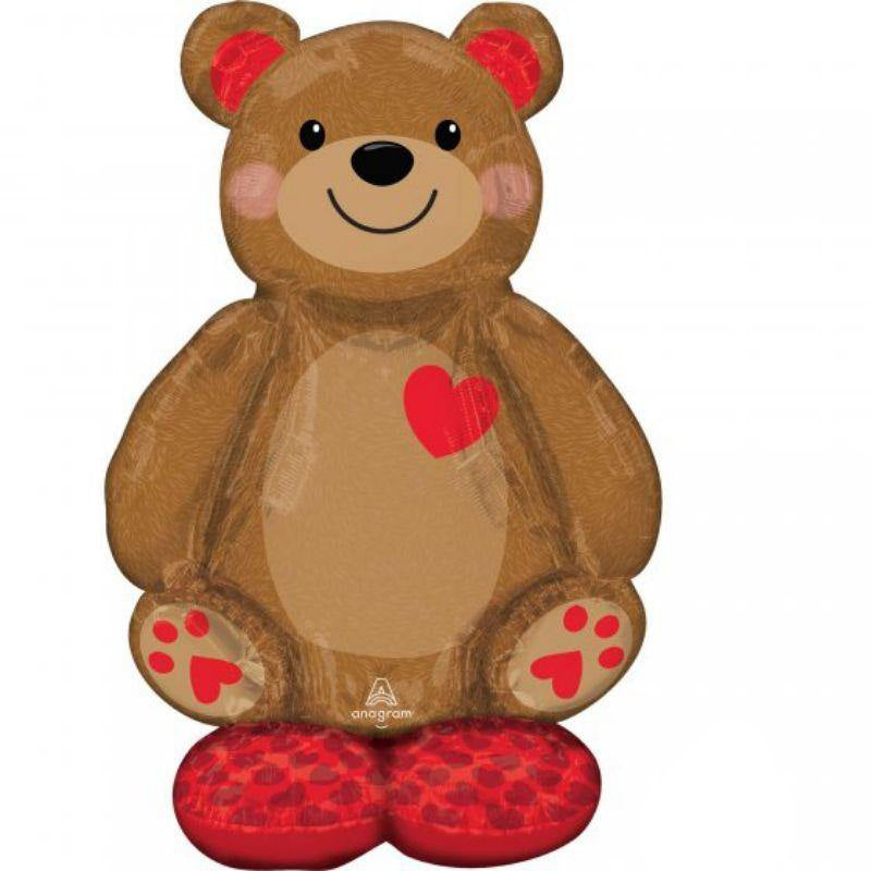 AirLoonz Big Cuddly Teddy Foil Balloon - 86cm x 121cm