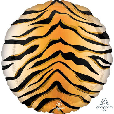 Tiger Print Animalz Foil Balloon - 45cm - The Base Warehouse
