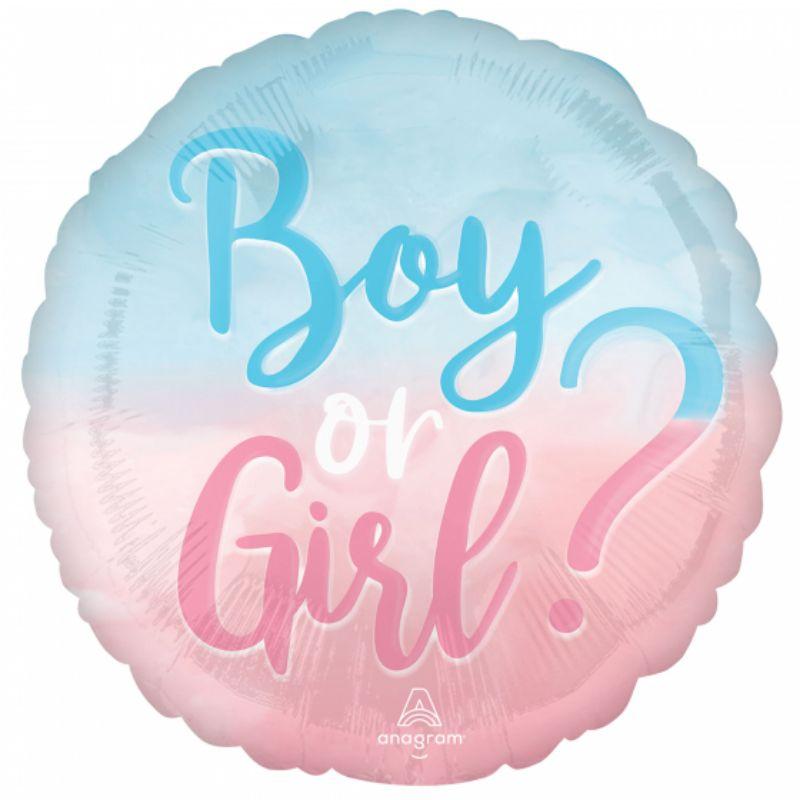 The Big Reveal Boy or Girl? Foil Balloon - 45cm