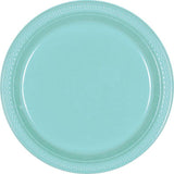 Load image into Gallery viewer, 24 Pack Robins Egg Blue Paper Lunch Plates - 18cm - The Base Warehouse
