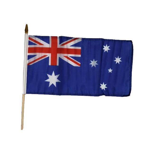 Australia Day Flag on Stick - 20x40cm