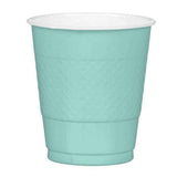 Load image into Gallery viewer, 20 Pack Robins Egg Blue Plastic Cups - 355ml - The Base Warehouse
