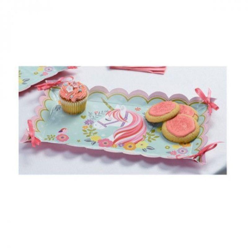 Magical Unicorn Paper Tray with Ribbon - 20cm x 35.5cm