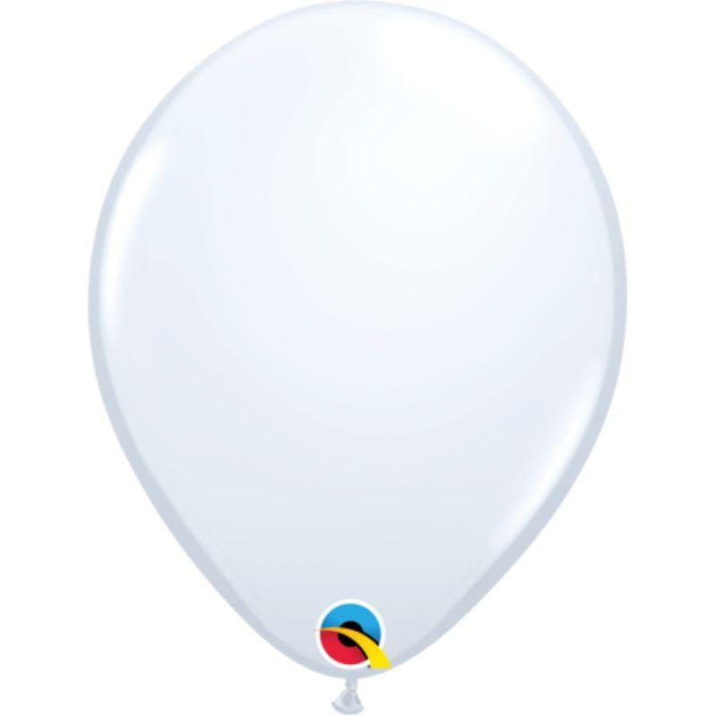 White Latex Balloon - 12cm - The Base Warehouse