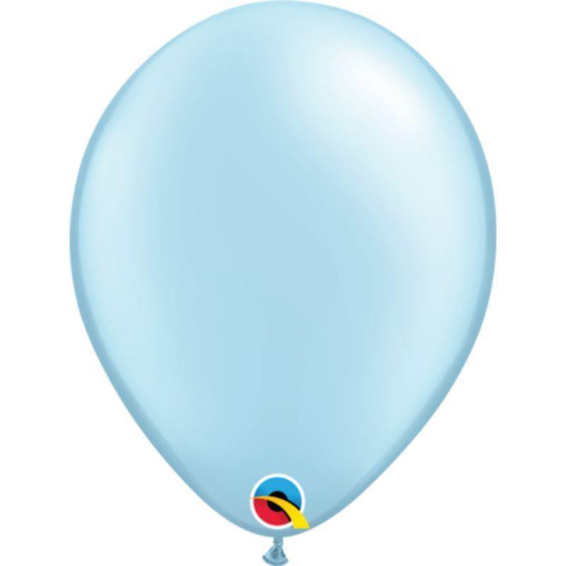 Pearl Light Blue Latex Balloon - 30cm