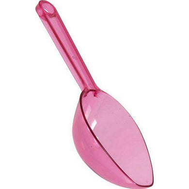 Bright Pink Plastic Scoop - The Base Warehouse