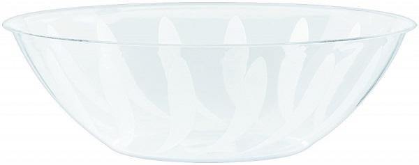 Clear Plastic Swirl Bowl - Large - The Base Warehouse
