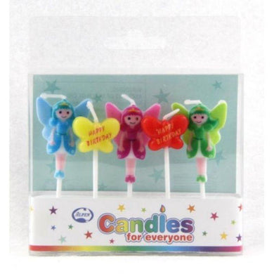 5 Pack Little Fairies Candles Set - The Base Warehouse