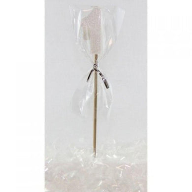 Pearl Glitter Long Stick #1 Candle - The Base Warehouse