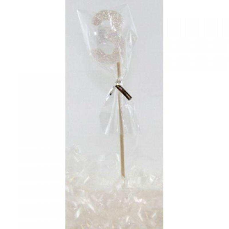 Pearl Glitter Long Stick #3 Candle - The Base Warehouse