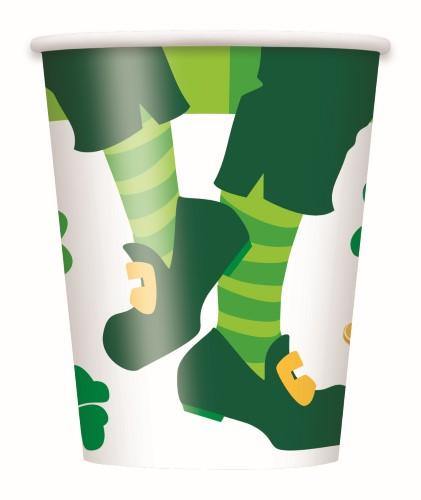 8 Pack St Patricks Jig Cups - 270ml - The Base Warehouse