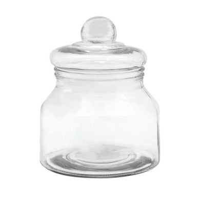 Glass Jar 1.5L - 19.5cm x 16.5cm - The Base Warehouse