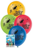 Load image into Gallery viewer, 8 Pack Assorted Colours Fin Friends Latex Balloons - 30cm - The Base Warehouse
