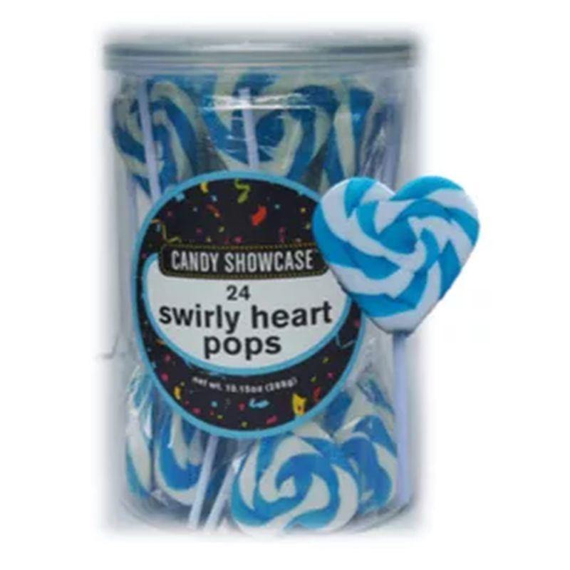 Blue Swirl Heart Pop - 288g - The Base Warehouse