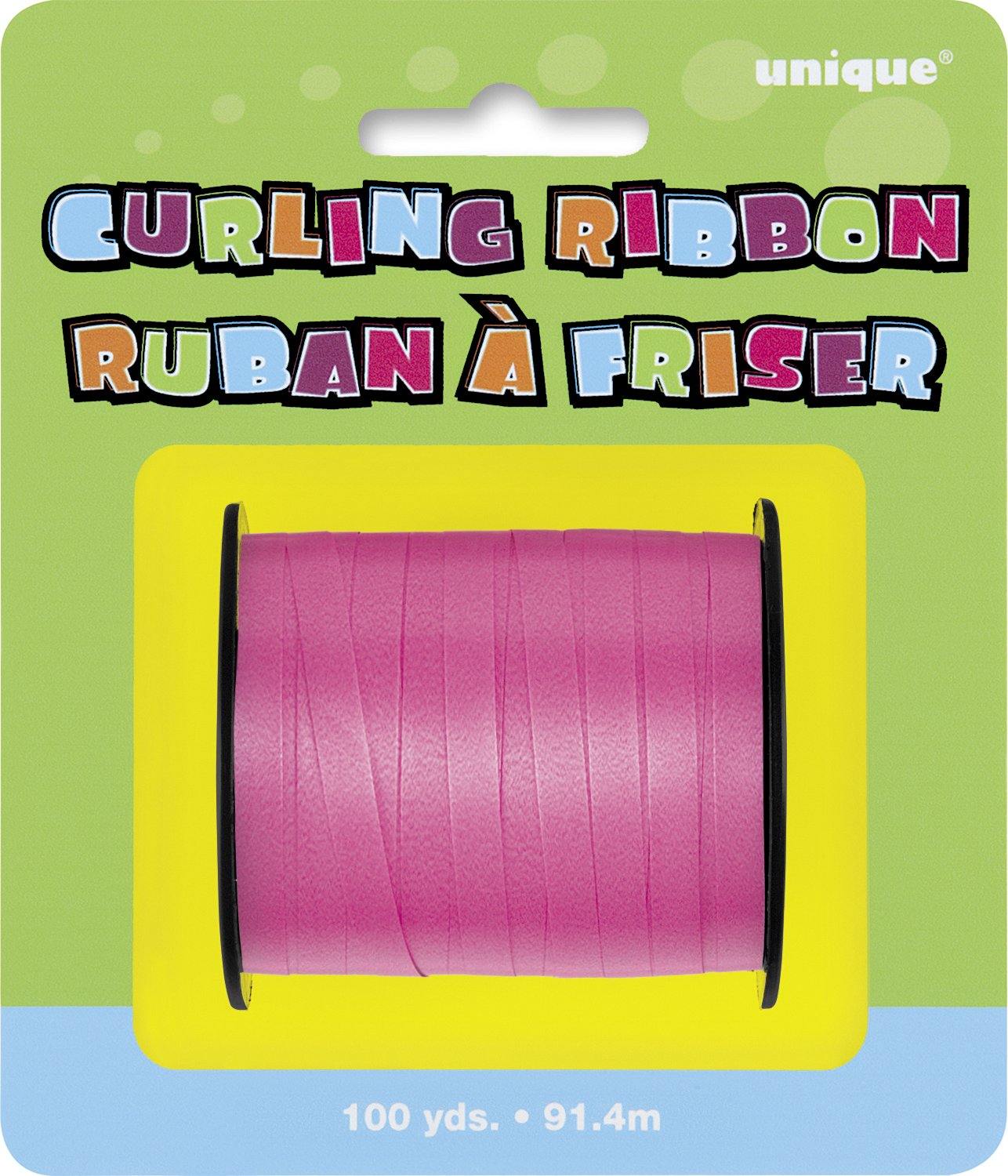 Hot Pink Curling Ribbon - 91.4m - The Base Warehouse
