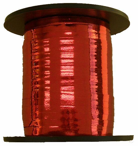 Metallic Red Curling Ribbon - 228m - The Base Warehouse