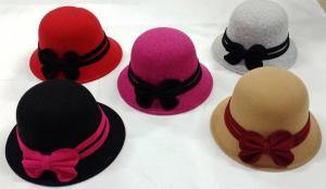Womens Cloche Hat With Ribbon 1 - 5 Assorted