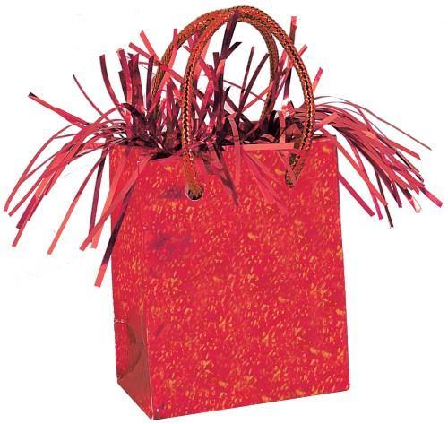 Prismatic Red Gift Bag Balloon Weight - The Base Warehouse