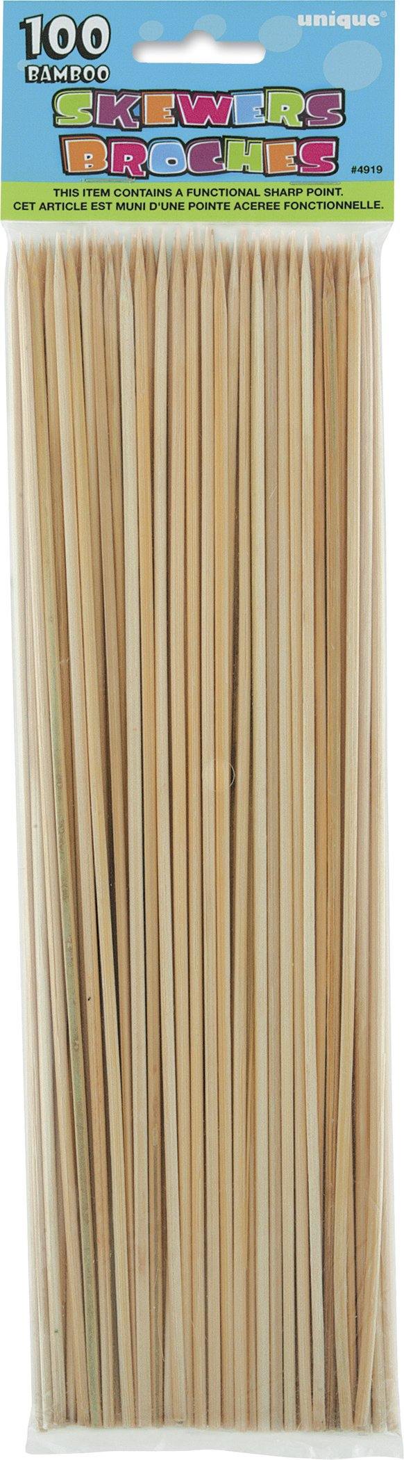 50 Pack Wooden Skewers - 10cm - The Base Warehouse