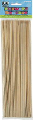 50 Pack Wooden Skewers - 10cm - The Base Warehouse